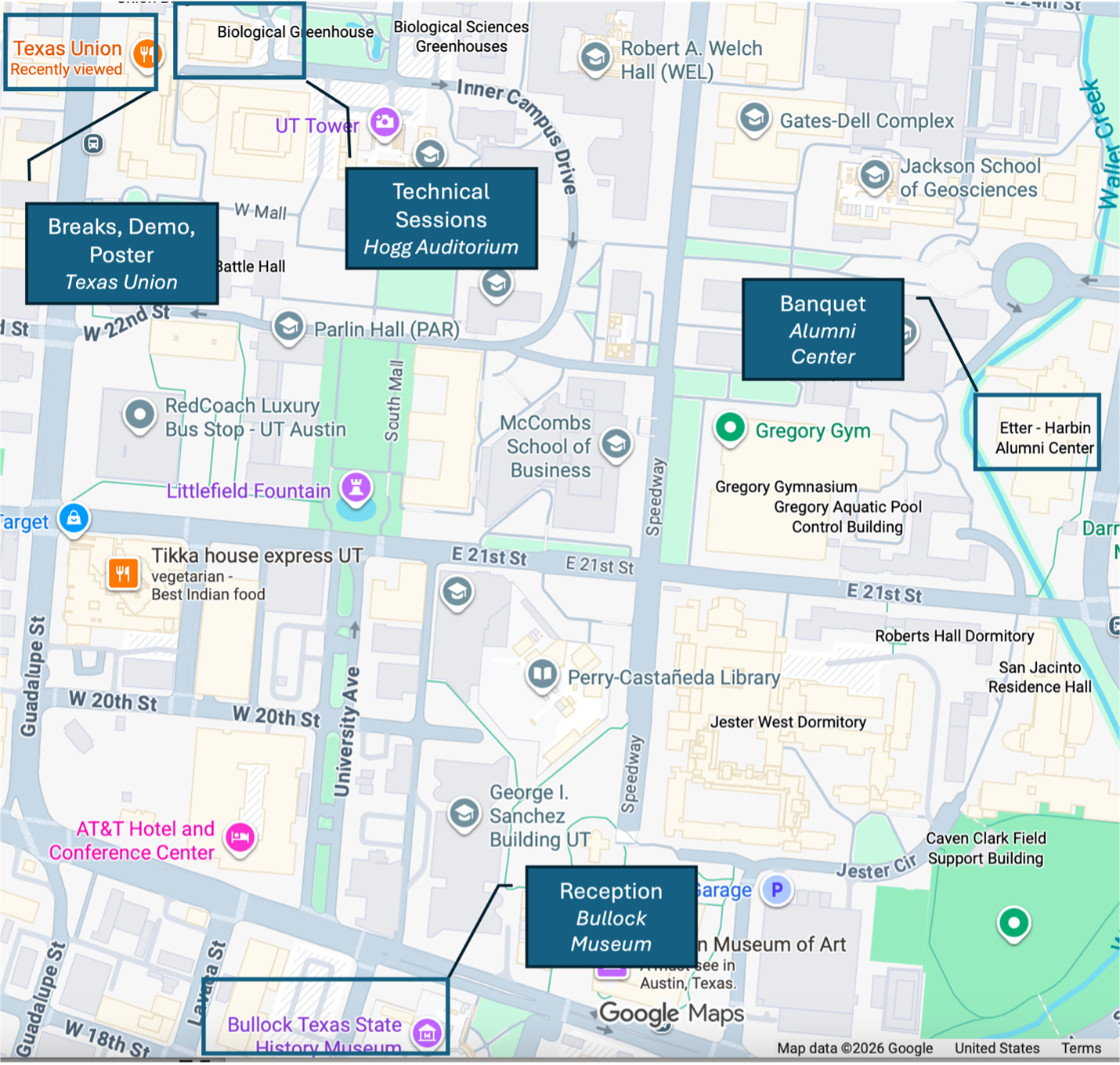 Map of Key Event Locations